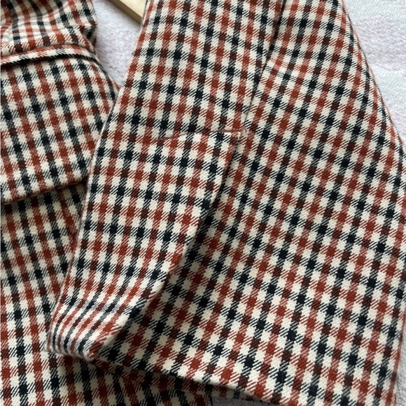 Zara Women's Plaid Check Blazer in Brown and Black - Picture 10 of 13